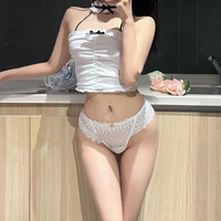 ZhenShangMei Culottes en dentelle sexy pour femmes, style bikini hipster, légers et doux, taille haute