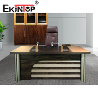 Scrivania a L Ekintop, Tavolo Direzionale, Design per Ufficio Esecutivo, Vendita Calda
