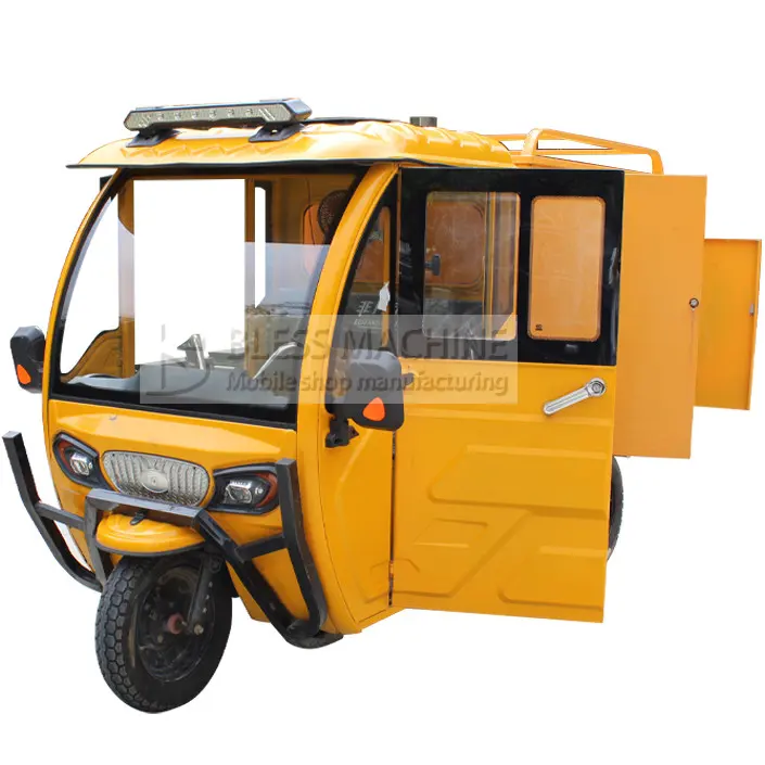 2022 hot selling factory outlet mobile electric car washing tricycle pedicab three-wheeler with trade assurance