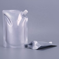 Pochette à bec verseur biodégradable de 250 ml en aluminium pour liquides, format vertical, de qualité supérieure, fabriquée en Chine