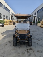 Voiturette de golf électrique tout-terrain 4 places, surélevée, avec batterie au lithium 48V/72V, pour les centres de villégiature, les parcs, les villas et les visites touristiques