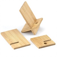 Support de téléphone en bois, support de téléphone portable en bois pour bureau, support d'iPad en bois pour affichage