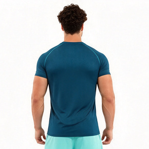 Camiseta Deportiva de Nylon/Poliéster sin Costuras para Hombre, Corte Ajustado, con Logotipo Personalizado, Anti-Pilling y de Secado Rápido - Product Image 6