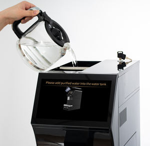 ร้านกาแฟบาร์พลัสคาเฟ่ใช้เครื่องชงกาแฟเชิงพาณิชย์หน้าจอสัมผัสขนาดใหญ่พร้อมตู้แช่นม - Product Image 6