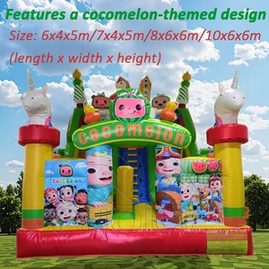 Ngoài trời Inflatable lâu đài bouncy 4x6m Robot nhảy Bouncer trẻ em Inflatable Bouncer lâu đài Inflatable cho trẻ em - Product Image 3