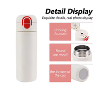 Botol Air Stainless Steel Anti Bocor untuk Anak, Termos Terisolasi dengan Logo Kustom untuk Sekolah, Latihan Olahraga, Perjalanan & Aktivitas Luar Ruangan
