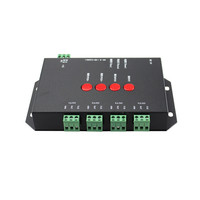 LED Edit软件可编程dmx led灯控制器，用于WS2801 WS2812B WS2811 LPD6803 RGB led灯条程序