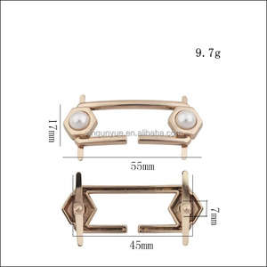 Women's High <strong>Heels</strong> Shoe <strong>Hooks</strong> with Zinc Alloy Metal Decorative Buckle Accessory for Shoe Styling - Product Image 2