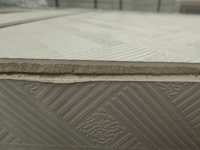 Panneau de plâtre résistant à l'humidité et au feu pour plafonds, murs et projets de construction intérieure