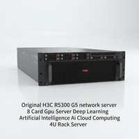 Servidor de Red Original H3C R5300 G5, Servidor de 8 Tarjetas GPU, Aprendizaje Profundo, Inteligencia Artificial, Computación en la Nube, Servidor en Rack 4U