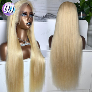Vente en gros Perruques mélangées de cheveux humains 613 <span class=keywords><strong>Blond</strong></span> Miel Cheveux vietnamiens donneur unique 13x4 Perruques Lace Front Perruques 250 Densité Perruques Lace Closure - Product Image 3