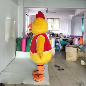 Efun MOQ 1 pezzo personalizzato giallo Anime pollo mascotte Costume adulto Cosplay animale personaggio dei <span class=keywords><strong>cartoni</strong></span> <span class=keywords><strong>animati</strong></span> per eventi di festa di carnevale - Product Image 3