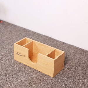 Amaras Wooden Pen Holder Cosmetic Storage Box <b>Large</b> Capacity Stationery Makeup Brush Organizer Office <b>Desk</b> Student Use - Product Image 1