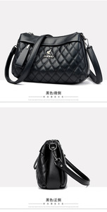 New Crossbody Bag Middle Aged Women's Embroidered Thread Small <b>Square</b> Bag Women's Single Shoulder Bag - Product Image 4