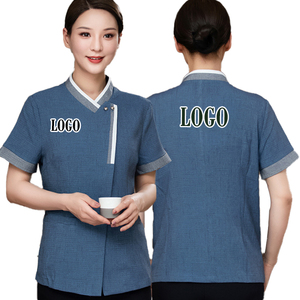 Uniforme <span class=keywords><strong>de</strong></span> vêtements d'hôtel pour le personnel <span class=keywords><strong>de</strong></span> ménage Fourniture <span class=keywords><strong>de</strong></span> mode pour le nettoyage Type d'uniforme Personnel <span class=keywords><strong>de</strong></span> ménage - Product Image 5