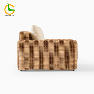 Ghế <span class=keywords><strong>sofa</strong></span> sân vườn phong cách tối giản, chống nắng và chống nước, làm từ mây nhựa, ghế <span class=keywords><strong>sofa</strong></span> ngoài trời bằng nhôm cổ điển - Product Image 5