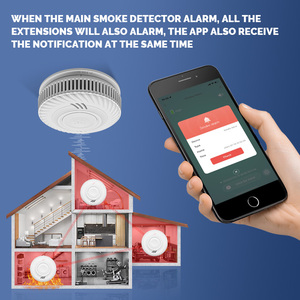 Detector de Humo ABS Interconectado por Wi-Fi con Batería de 10 Años, Alarma de 85dB y Soporte para la Aplicación Tuya Smart - Product Image 5