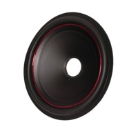 166-165B pièces détachées amplificateur haut-parleur accessoires OEM Corne papier bassin conique tambour presse à papier noir bassin épaissi haut-parleur