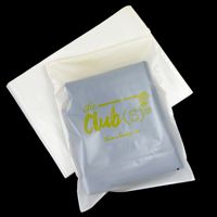 Sacs à vêtements en PBAT imprimés en gravure givrée Solf Touch, compostables à domicile, écologiques
