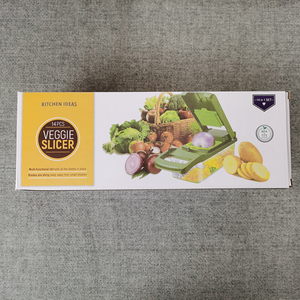 <span class=keywords><strong>Coupe</strong></span>-légumes multifonctionnel 14-en-1, <span class=keywords><strong>coupe</strong></span>-légumes <span class=keywords><strong>Pro</strong></span> Veggie Slicer Dicer avec conteneur pour hachoir à légumes de cuisine - Product Image 4