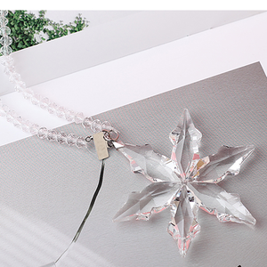 Adorno Navideño para Exteriores en Oferta, Regalos de Navidad, Regalos de Boda, Cristal Colgante para Espejo de Coche, <span class=keywords><strong>Copo</strong></span> de Nieve de Cristal - Product Image 1