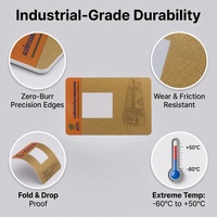 Carte intelligente sans contact RFID Ntag(R)213 en PVC, codage de puce personnalisé, fournisseur en gros d'usine