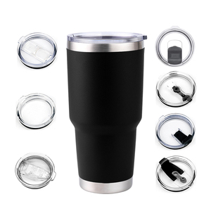 Custom Logo Vacuum Insulated Wine <strong>Glasses</strong> <strong>Stainless</strong> Steel Stemless Wine Tumbler with Lid - Product Image 5