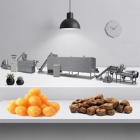 Machine à snacks soufflés multifonctionnelle automatique en acier inoxydable, extrudeuse alimentaire pour chips de maïs et autres snacks, usine de fabrication