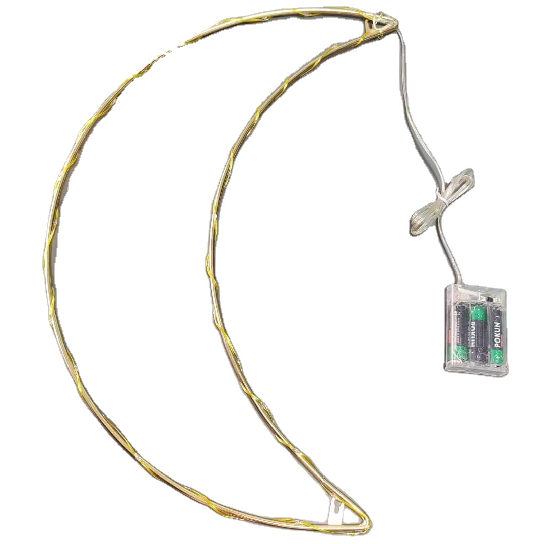 Высококачественное светодиодное освещение в виде Луны и звезды для рождества, уличное освещение