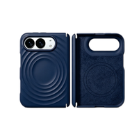 Étui magnétique pour iPhone 18 DUO, nouvelle couleur cerise, design vague d'eau, protection intégrale, qualité supérieure, compatible OEM