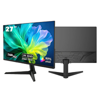 Moniteur PC de bureau QHD 2K 144Hz de haute qualité 27 pouces, avec fonctionnalité DP 2560*1440, pour le bureau et les jeux