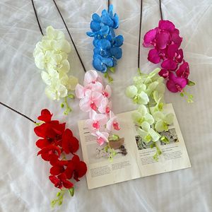 Fleurs artificielles Queyiyi, orchidée Phalaenopsis, 30 cm-100 cm, fleur en soie, décoration d'intérieur, accessoires de photographie - Product Image 4