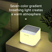 Vente en gros d'aides au sommeil portables avec 6 lumières RVB Machines à dormir à bruit blanc tonnerre naturel Garantie 1 an disponible en 6 couleurs