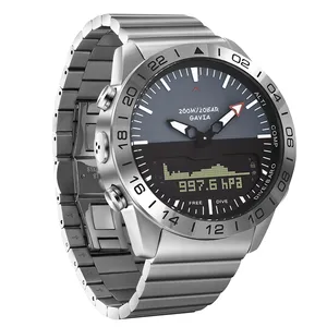 2024 Nieuwe Duiken Waterdichte Smartwatch Hoogtemeter Kompas Countdown Tijd Alarm Outdoor Slimme Horloges