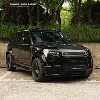 Pièces de rechange automobiles en gros Arcs de roue Pare-chocs avant Grille de mise à niveau Kit de carrosserie pour Defender 110 Accessoires