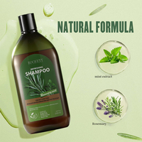 Sampo Rosemary Mint dengan Minyak Argan Maroko Formula Pencegah Ketombe Membersihkan Secara Mendalam Mengontrol Minyak Kulit Kepala dan Rambut