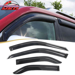 Viseras para ventanas de Mitsubishi Mirage Sedan 97-01, deflectores de sol y lluvia, 4 piezas. - Product Image 1