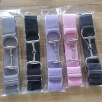 Ceintures élastiques équestres à boucle pour femmes pour l'équitation Ceintures à mors pour chevaux