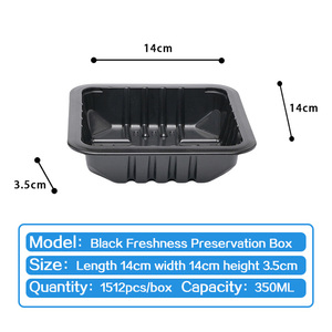 Recyclable Eco-Friendly Lightweight PP Disposable Tray, Secure Sealed Food <strong>Container</strong> for Precut <strong>Veggies</strong>, Fruits and Salads - Product Image 3