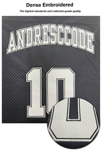 Camiseta de Baloncesto Personalizada de Calidad Profesional con Bordado Denso - Malla Transpirable con Números y Logotipos Cosidos con Hilo Grueso de Primera Calidad para Juego Universitario - Product Image 2