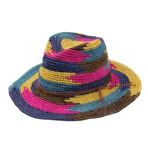 Vita Gaoda Factory Wholesale Direct Sales Colorful Raffia Straw Cowboy Hat
