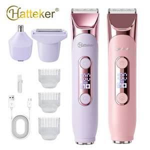 Hatteker Rasoir Électrique Femme 4-en-1 Épilateur Épilatoire pour Jambes et Bras, Rechargeable USB, Utilisation Humide et Sèche, Sans Fil - Product Image 1
