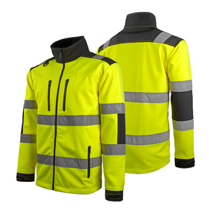 Veste en polaire <span class=keywords><strong>haute</strong></span> visibilité avec fermeture éclair pour les chantiers par <span class=keywords><strong>temps</strong></span> froid - Product Image 6