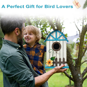 การออกแบบกันลมสำหรับสัตว์ขนาดเล็กใช้กลางแจ้งบ้าน<span class=keywords><strong>สวนผึ้ง</strong></span>สีและขนาดแบบแขวนทำจากไม้ - Product Image 4