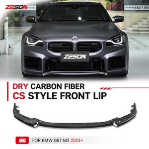 Divisor Delantero Estilo CS de Fibra de Carbono Seca para <span class=keywords><strong>BMW</strong></span> M2 G87 Coupé 2023+ - Product Image 1