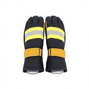 ถุงมือดับเพลิงกู้ภัยแบบขายส่ง ทำจากอะรามิดและหนัง ทนไฟ กันน้ำ ป้องกันความร้อน ข้อมือแบบยืดหยุ่น หนา 7 ออนซ์ - Product Image 1