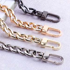 Sac à main personnalisé de 5mm de large, chaîne de boîte en aluminium d'accessoires taille de chaîne de sac réglable/ - Product Image 1