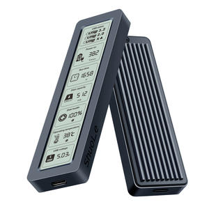 Caja de unidad de estado sólido de protocolo SATA Universal de alta velocidad tipo C M.<span class=keywords><strong>2</strong></span>, carcasa protectora de pantalla inteligente, carcasa de HDD - Product Image 1