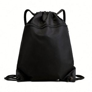 Design Custom Polyester <b>Drawstring</b> Polyester <b>Backpacks</b> Are Designed with Different Logos - Product Image 4