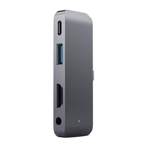Hub 4 en 1 type c + USB3.0 + type c + adaptateur de station audio jack 3.5mm pour nouvel ipad surface <span class=keywords><strong>google</strong></span> Lumia samsung - Product Image 3